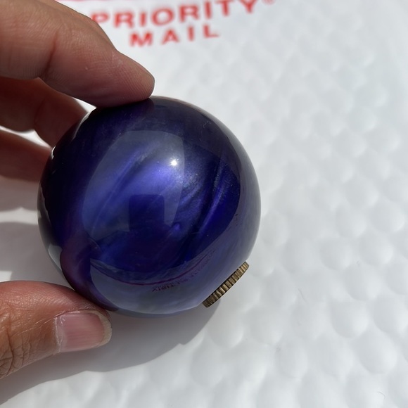 Resin Shifter Knobs‎ Red Sparkle & Blue Swirl Universal Car Accessory EUC - Picture 2 of 11